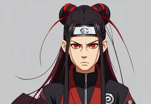 Naruto: Shippuden Akatsuki red eyes piercings anime anime boys