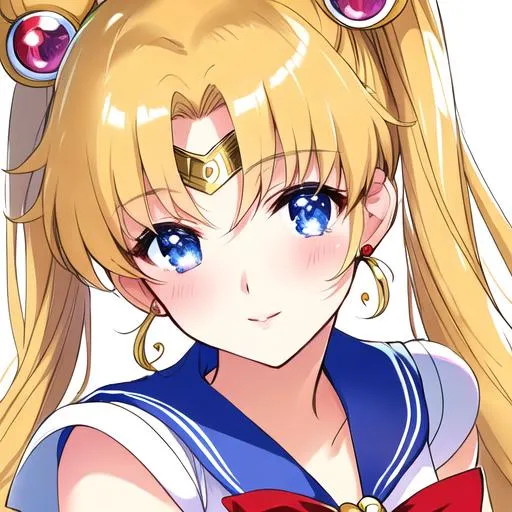 Prompt: high quality, beautiful face, sailor moon, deviant art, usagi tsukino, artwork
