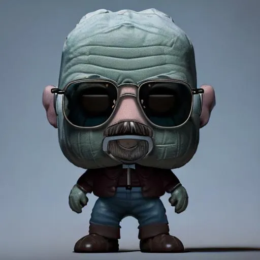 Prompt: Walter White Funko Pop please and thank you