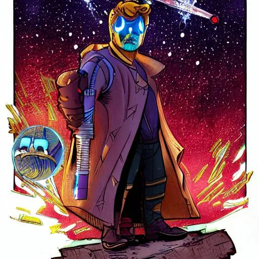 Prompt: cosmic star lord