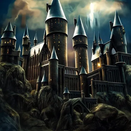 Prompt: Hogwarts School of Witchcraft and Wizardry 