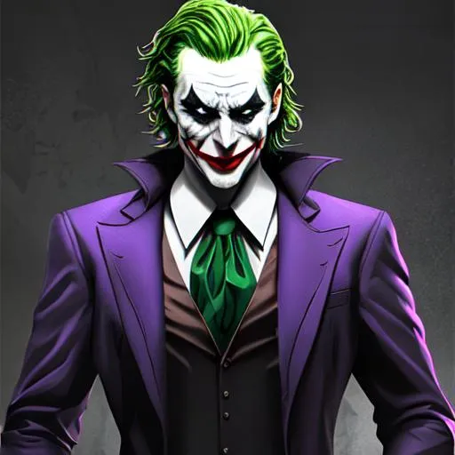 Joker dark night batman half body | OpenArt