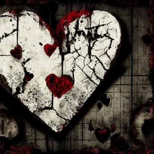 Prompt: artistic gothic broken heart