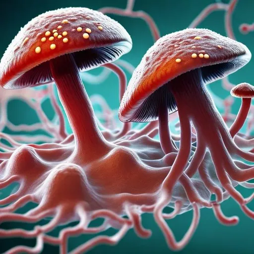 Prompt: fungivirus on humans 
