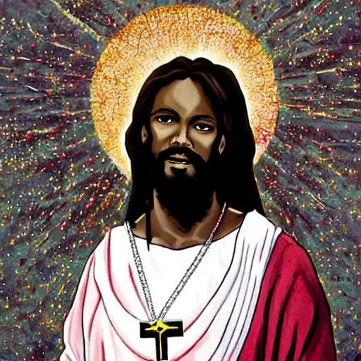 Prompt: Black Jesus