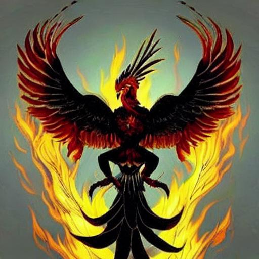 Scorpio - The Phoenix: Description: A figure emergin... | OpenArt