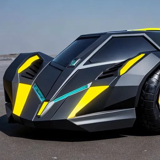 Prompt: Futuristic aerodinamic mega Batmobile tank