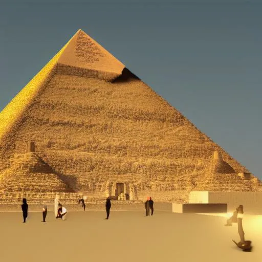 Prompt: photorealistic pyramid cairo 