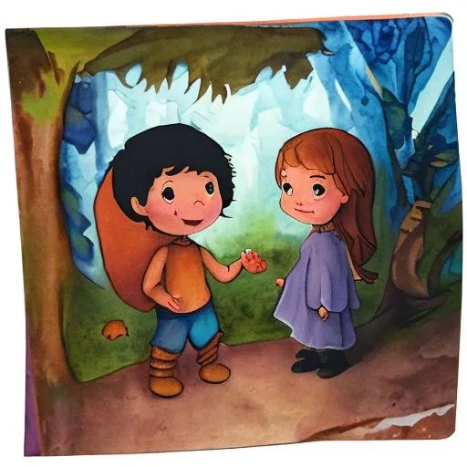 Prompt: Children's Book, 
Once upon a time, in a far-off land, there lived two best friends, Lily and Max. They were always seeking adventure and new experiences.
