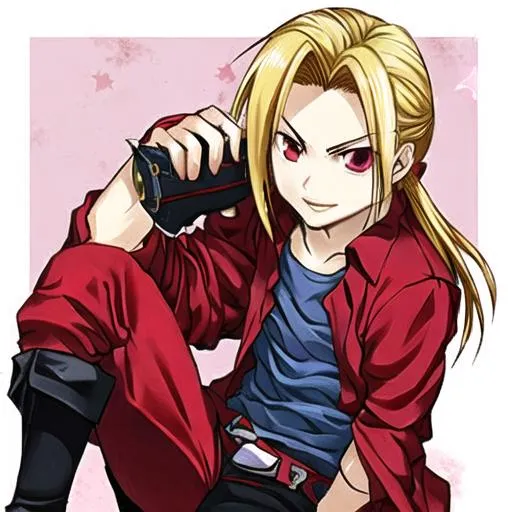 Prompt: Vic Mignogna as Edward Elric