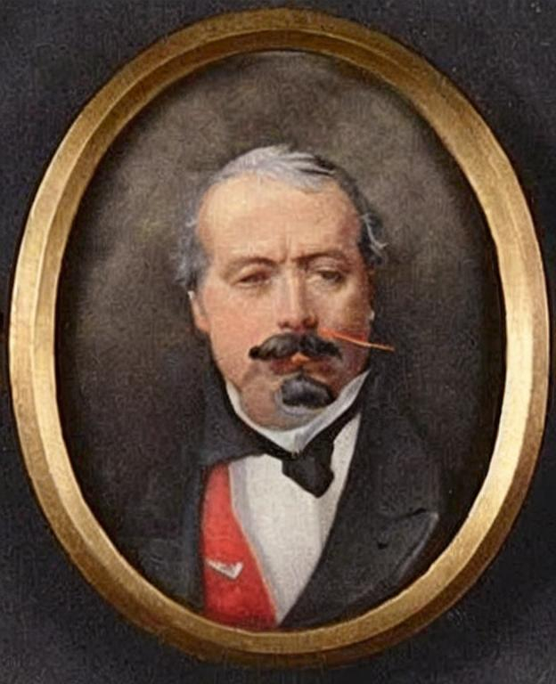 Napoleon Iii Emperor With Mustache And Goatee Ultr