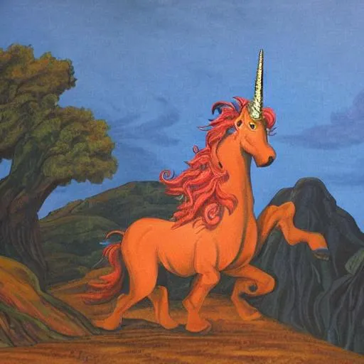 Prompt: Lava Unicorn