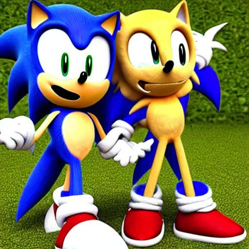 Sonic and tails | OpenArt