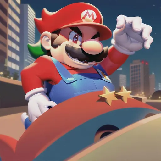 Prompt: Super Mario as a drug dealer in Chicago, 8k