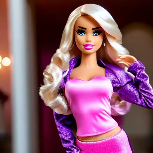 Prompt: Giorgia Meloni as Barbie