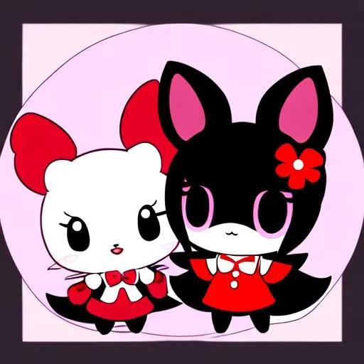 My Melody and Kuromi