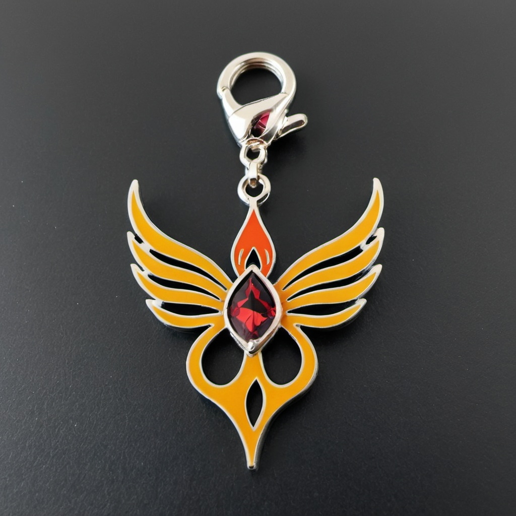 Winx dark flame symbol charm