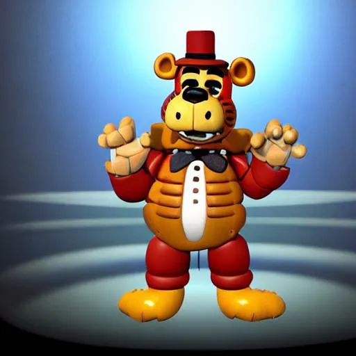 freddy fazbear, detailed artwork, 4k