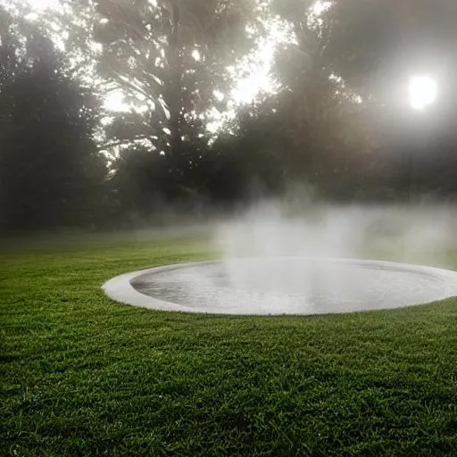 Prompt: long shot high definition professional photograph of a satanic ritual, liminal space, heavenly lighting, hyper realistic, ethereal atmosphere, scary angel in view, mysterious pond in view, creepy 
