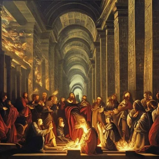 the-fire-of-library-of-alexandria-oil-painting-the-r-openart