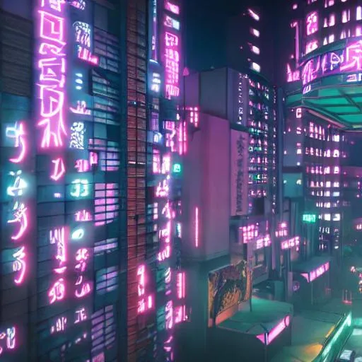 neo tokyo, unreal engine 5, 4k, soft colors | OpenArt