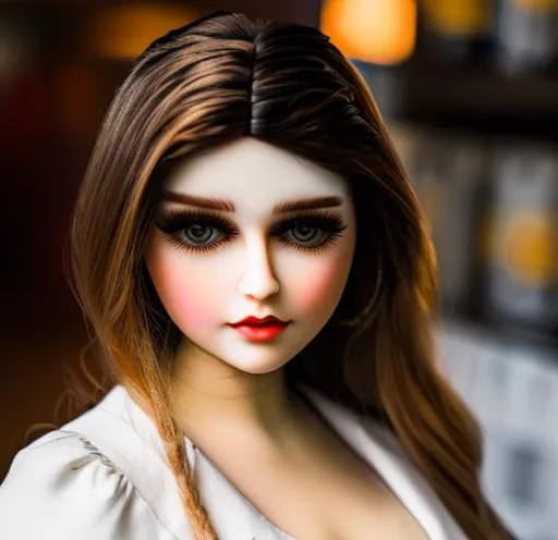 A woman turned into a porcelain doll | OpenArt