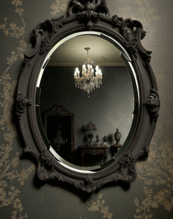 Rococo art style Grungy Dark colors Dramatic harsh l...