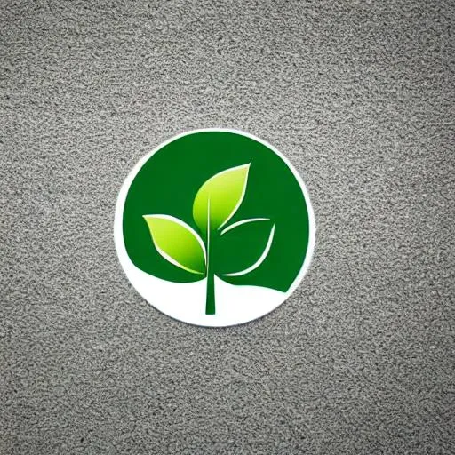 Prompt: environmentally friendly 
company logo

