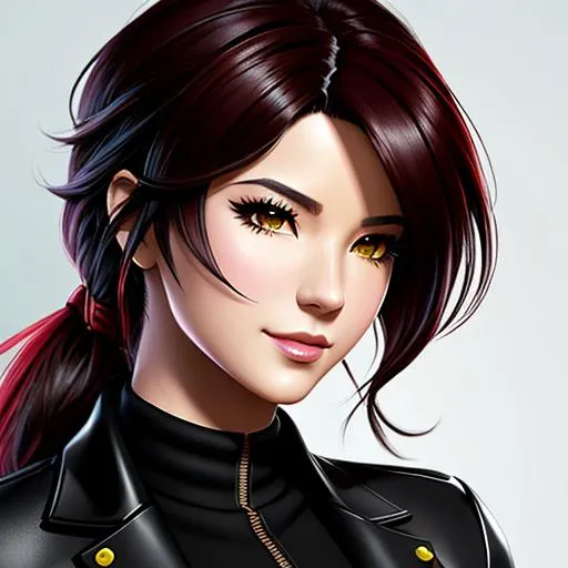 Prompt: Professional digital art of Neo from RWBY, by sciamano240, neoartcore, and other illustrators, intricate details, face,  full body portrait, headshot, illustration, UHD, 4K