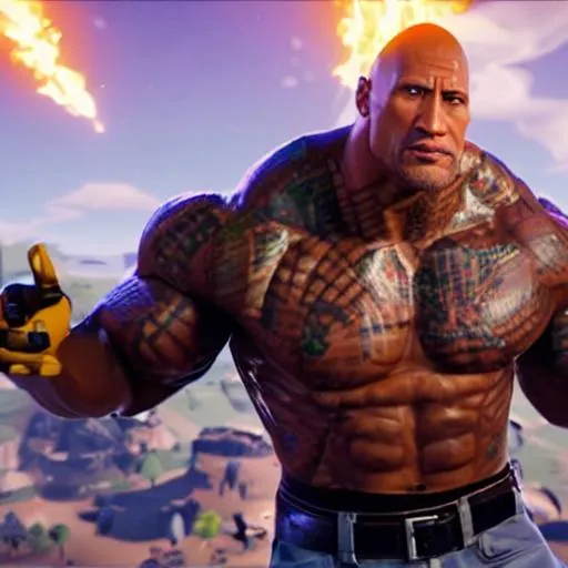 ModernWarzone on X: Dwayne The Rock Johnson is now in #Fortnite 🪨   / X