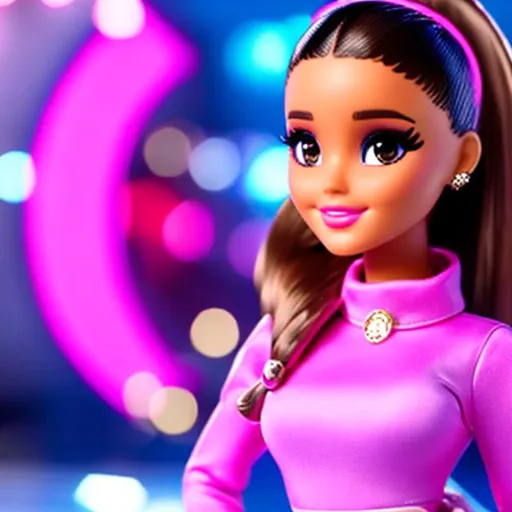 Prompt: Ariana Grande as Barbie 