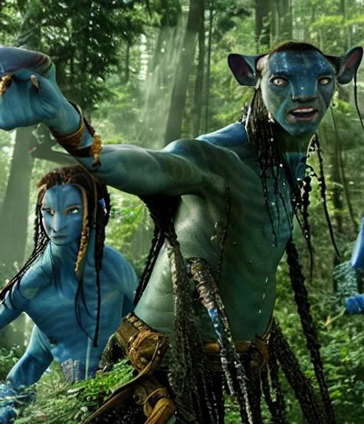 Prompt: avatar movie 2009 ometakiya Na’vi 2022 Metkayina tsahik