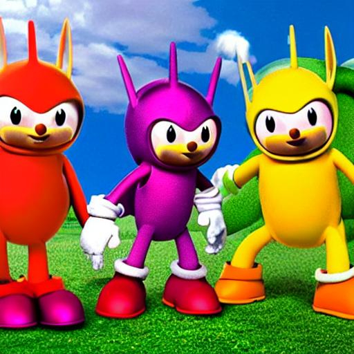 Sonic Teletubbies | OpenArt