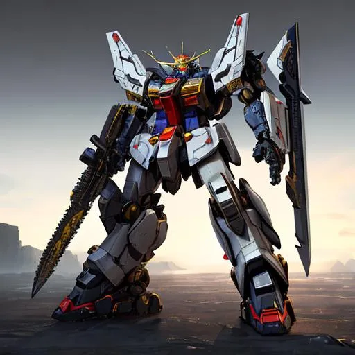 Gundam, frame inversion, detailed face, large mech b... | OpenArt