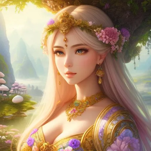 and beautiful pretty art 4k full HD flower princess