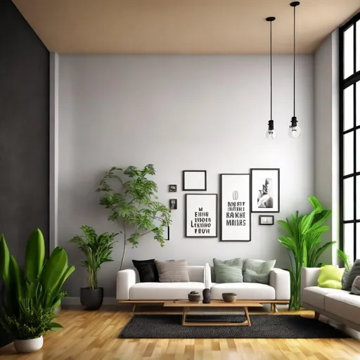 Prompt: make a simple modern background inside a house
