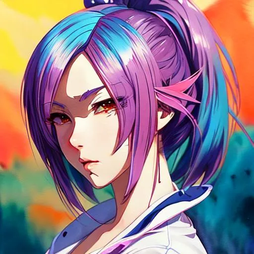 Digital, very vibrant, icon art, 2d, cartoon, anime, vintage