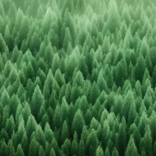 Prompt: Pine green forest realistic high quality