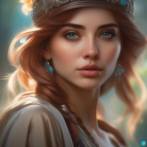 Prompt: highly detailed, digital painting, artstation, hyperrealistic, sharp focus, illustration, art by artgerm and greg rutkowski and alphonse mucha, 8k, pretty eyes, award-winning cgi, blender, headshot