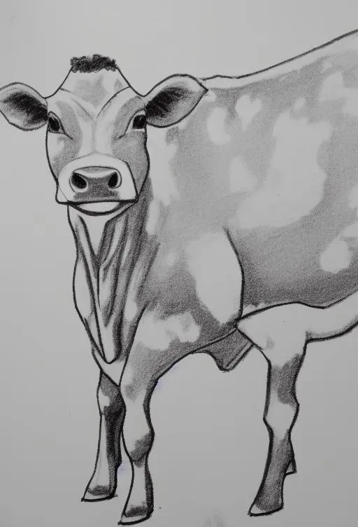 How To Draw a Cow - EASY Drawing Tutorial!