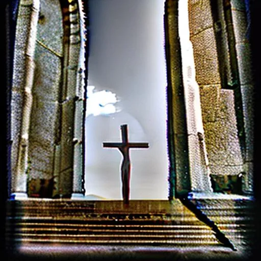 Prompt: Jesus christ, long shot scenic professional photograph of {jesus christ}, perfect jesus christ viewpoint, highly detailed, Jesus christ wide-angle lens, jesus christ hyper realistic, with dramatic details cross, polarizing filter, natural Cross lighting, vivid colors, everything in sharp crucifield Jesus christ focus, HDR, UHD, 64K photograph of {face}, perfect viewpoint in Theo Cross, Jesus christ highly detailed Jesus christ, wide-angle jesus christ lens, hyper realistic, with dramatic lighting,  Jesus polarizing filter, natural lighting, vivid colors, everything in sharp focus, HDR, UHD, 64K