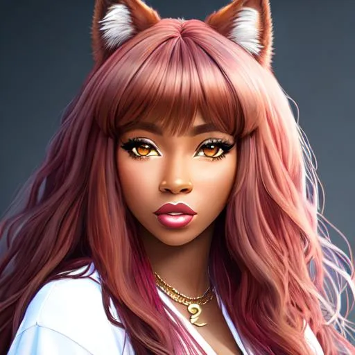 SZA as a wolf girl, Hyper realistic | OpenArt