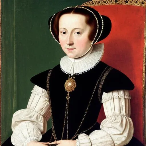 portrait of a 16th-century lady-in-waiting | OpenArt