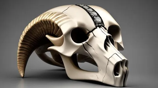 Prompt: Ram skull with diamonds