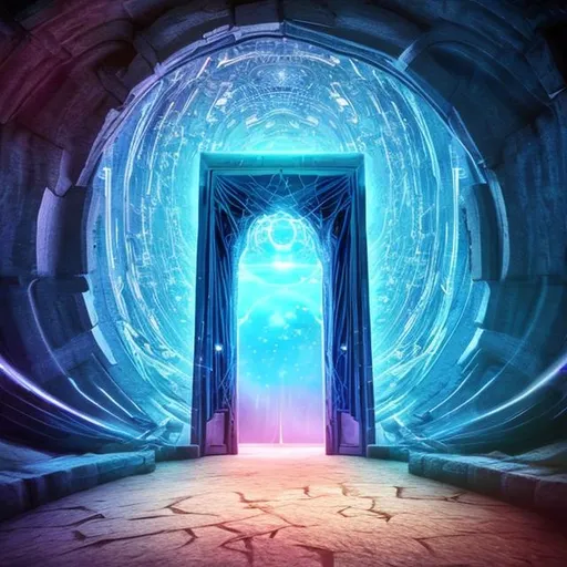 Prompt: The dimensional gate that connects reality and dreams
