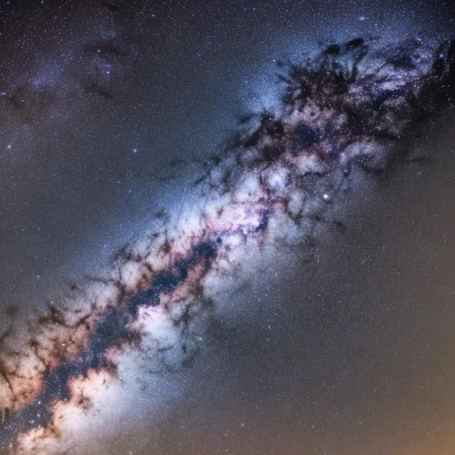 Prompt: view from center of milky way