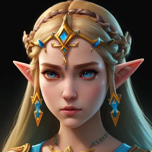 Princess zelda from the legend of Zelda breath of th... | OpenArt
