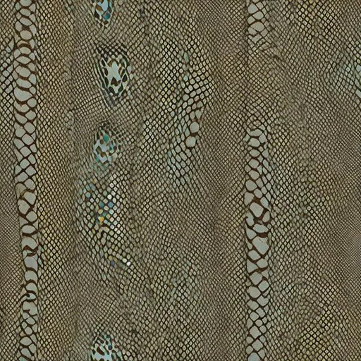 Prompt: Australian goanna python skin as flat pattern, 2d aesthetic with minimal shading. done in a digital novel style. non repeated tiles, all sections of pattern to be unique