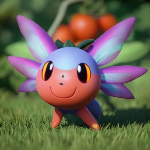 Prompt: a tomato based fairy pokemon




