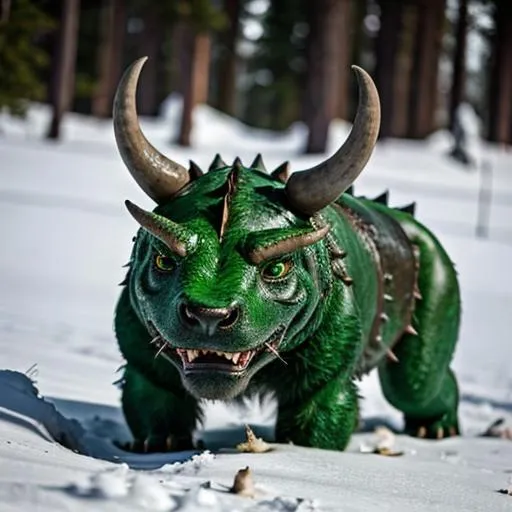 Prompt: Cute hodag